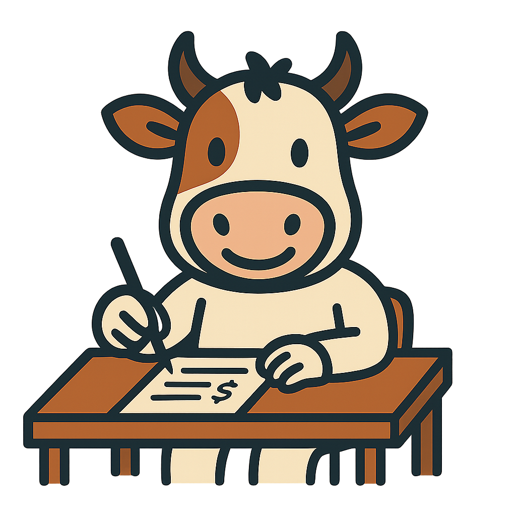 CowCash Cow Mascot